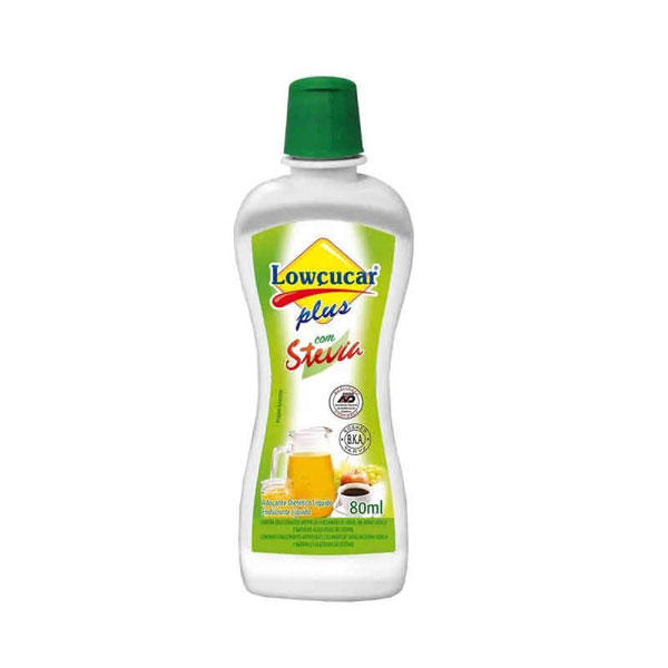 Adoçante Lowçucar Plus com Stevia Líquido
