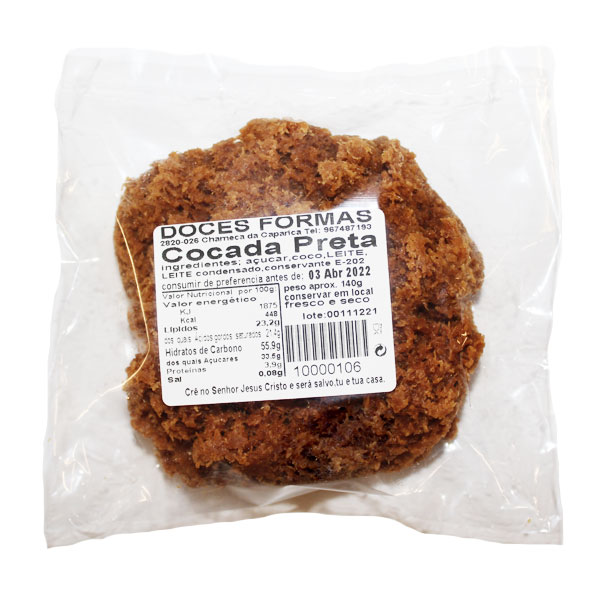 Cocada preta 150g