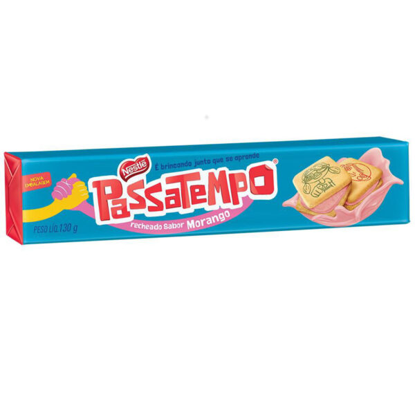 Bolacha Passatempo Morango 130g