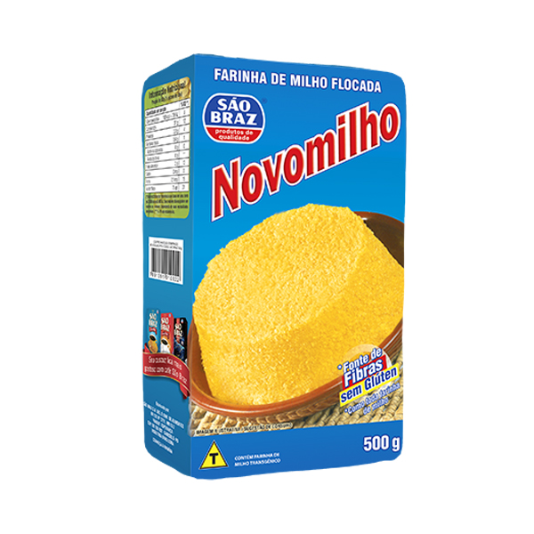 Farinha de Milho Flocado Novomilho 500g