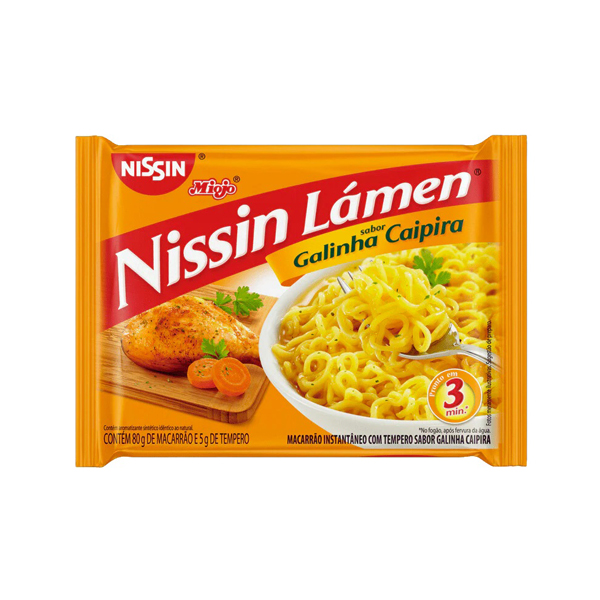 Nissin Miojo Galinha Caipira 80g