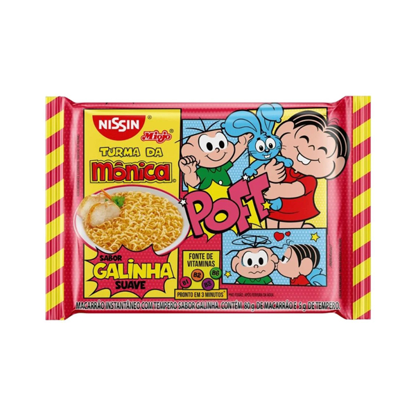 Nissin Miojo Turma da Mônica Galinha 80g