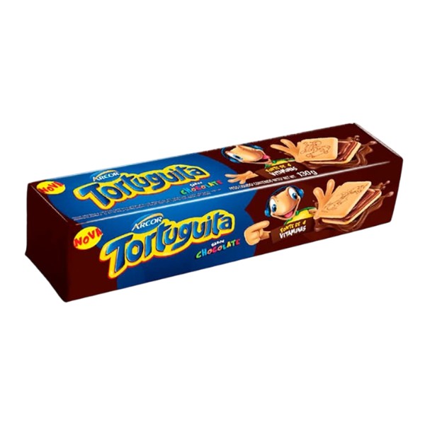 Biscoito Tortuguita Chocolate Arcor 130g