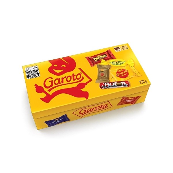 Caixa de Bombom Garoto 220g