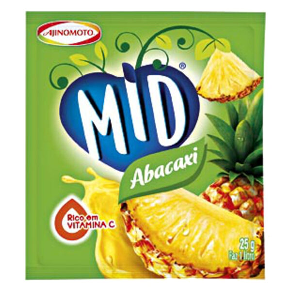 Refresco em pó Mid ABACAXI 25g