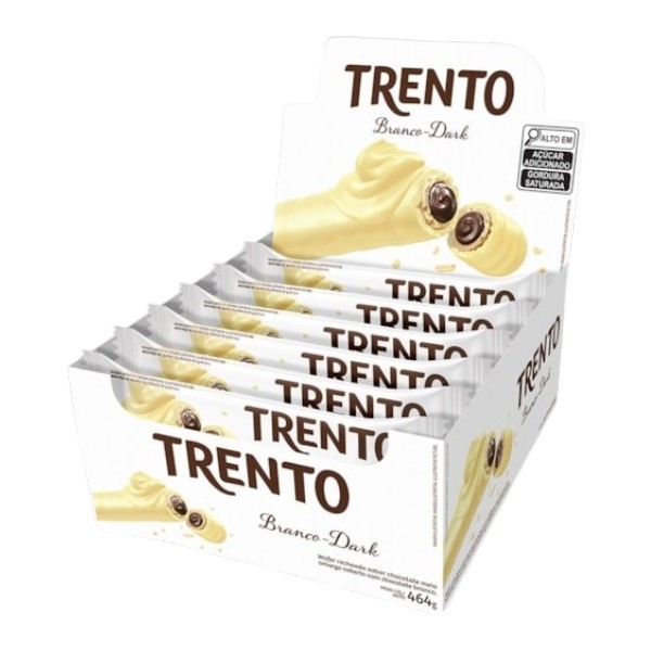 Caixa de Chocolate Trento Branco-Dark 16x29g