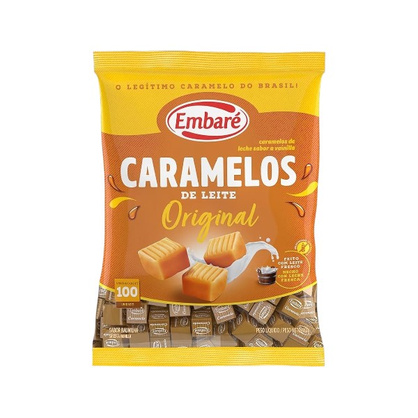 Caramelos de Leite Original Embaré 660g