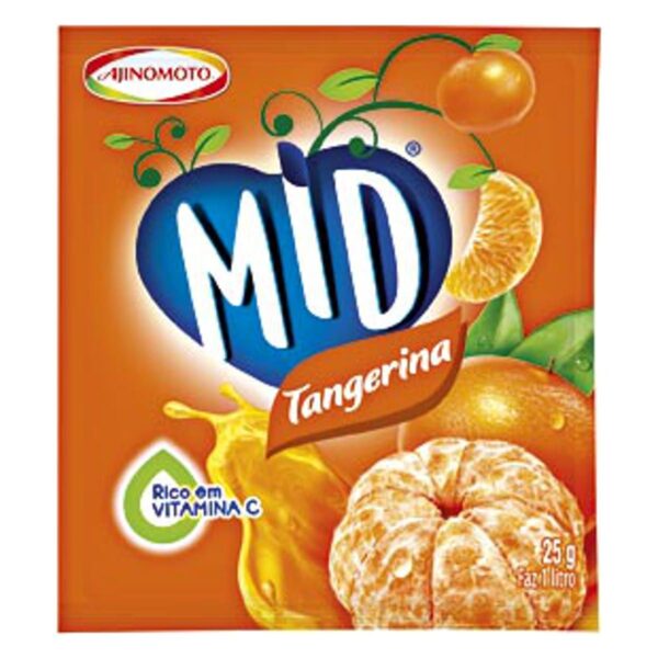 Refresco em pó Mid TANGERINA 25g