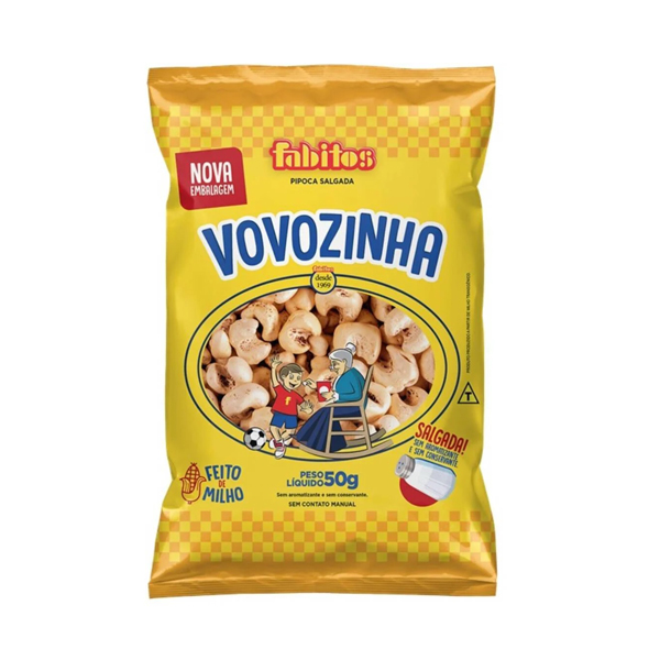 Pipoca Salgada Vovozinha 50g