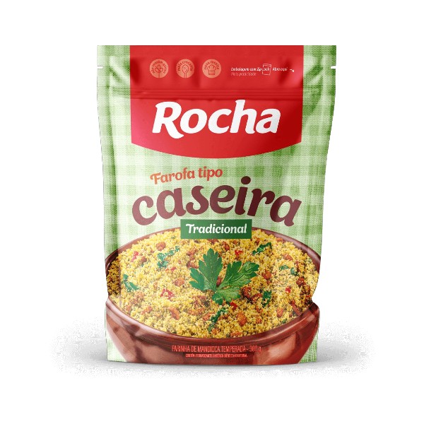 Farofa Tipo Caseira Tradicional Rocha 300g