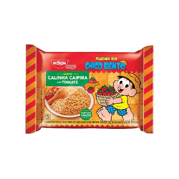 Nissin Miojo Galinha Caipira com Tomate 80g