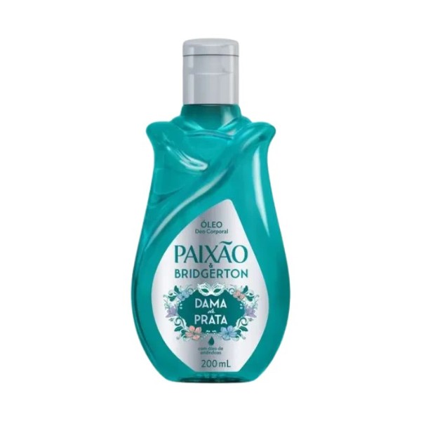 Óleo Corporal Paixão Bridgerton Dama de Prata 200ml